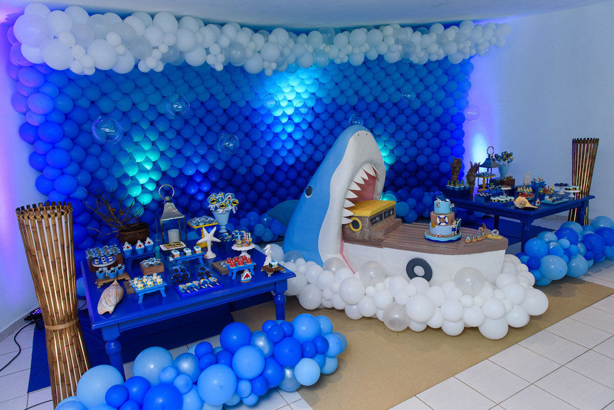 Foto Festa Infantil com tema Baby Shark no Iate Clube de Caiobá - Imagem 8
