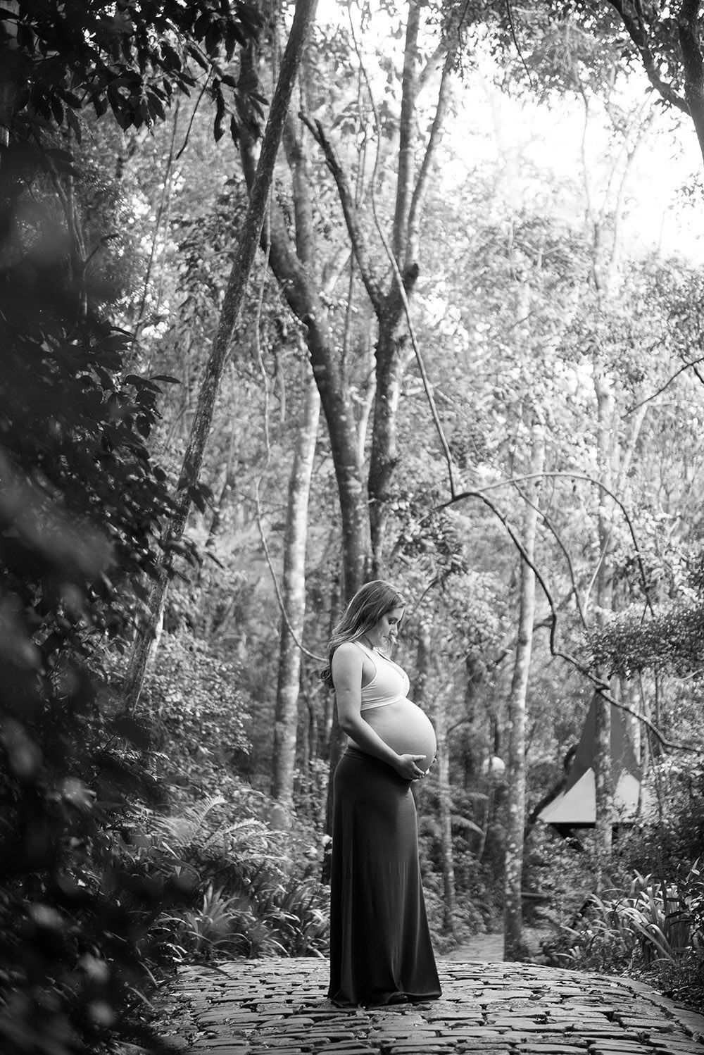 Foto Ensaio de Gestante Bosque do Alemão - Book Grávida de Gêmeos - Imagem 9