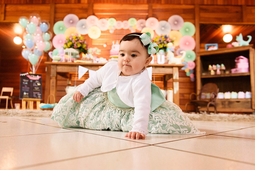 Foto Aniversário infantil com tema gatinhos em Curitiba - Clara 1 ano - Imagem 15